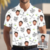 Custom Photo Best Golfer Ever Polo Shirt For Golf Lover TH10 898175