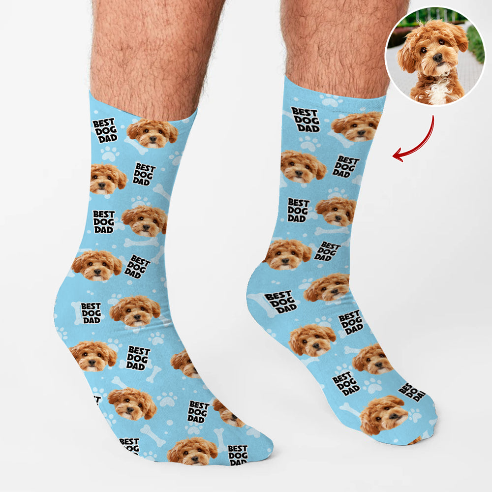 Custom Photo Best Parents Ever - Personalized Socks For Dog Lovers TH10 894431