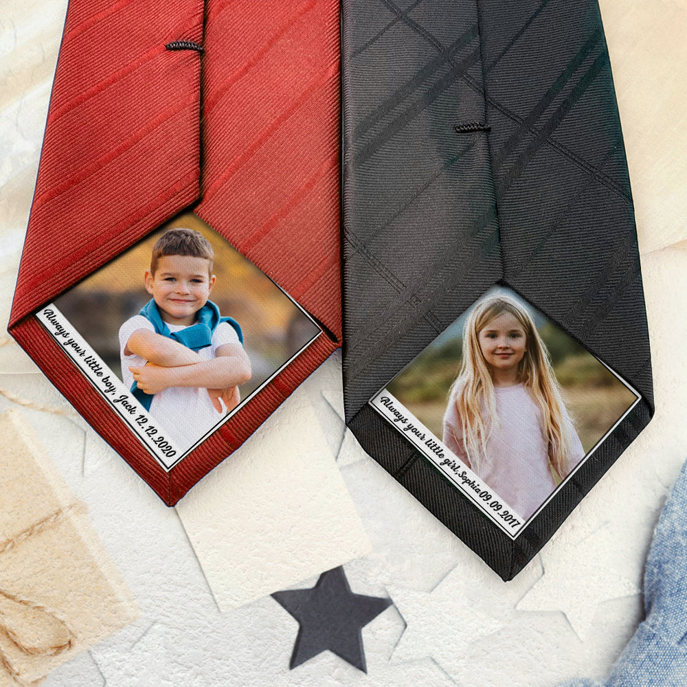 Custom Photo Always Your Little Boy Patch For Men - Personalized Gift for Dad LM32 899489