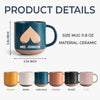 Personalized Funny Mr. and Mrs. Cheeky Pottery Mug Valentines Day Gift for Him Her LM32 897721
