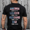 Personalized America Since 1776 Legend Husband Dad Since Custom Back Dark Shirt TH10 898951