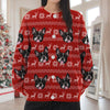 Custom Dog Face Photo With Christmas Pattern Ugly Cardigan CH07 899822