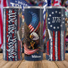 Personalized We The People American 250 Eagle Flag Skinny Tumbler LM32 899097