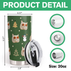 Custom Photo Christmas - Personalized Fat Tumbler Gift for Dog Cat Lovers TH10 894425