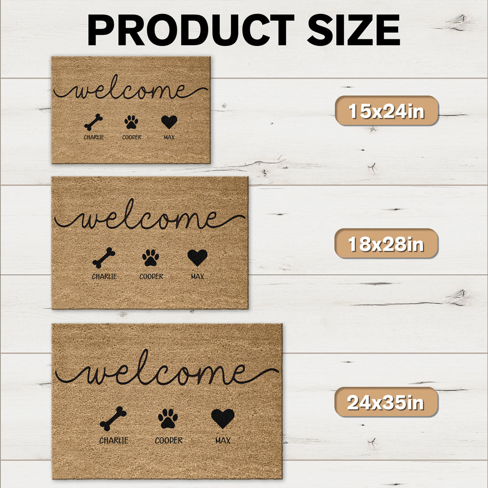 Personalized Welcome Doormat Gift For Pet Lovers TH10 896929