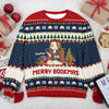 Merry Bookmas - Personalized Ugly Sweater Christmas Gift For Book Lovers, Bookworm CH07 899660