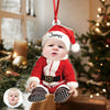 Custom Baby Santa Photo First Christmas Acrylic Ornament CH07 899028