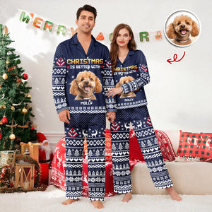 Custom Photo Christmas Is Better Pajamas For Dog Cat Lovers TH10 896107
