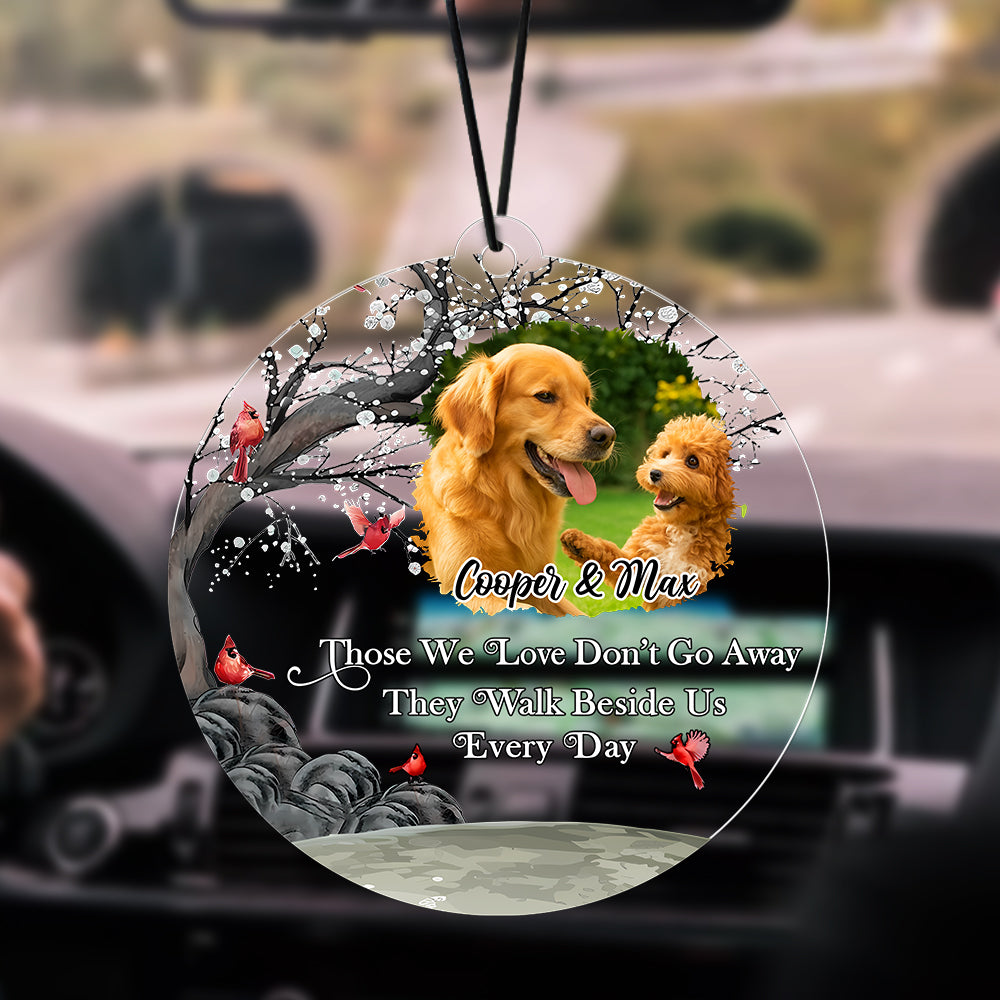 Custom Photo I'm Always With You Memorial Car Hanging For Dog Lovers TH10 894149