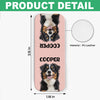 Custom Dog Photo Leather Magnetic Bookmark For Book Lovers, Dog Lovers CH07 899520
