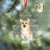 Custom Pet Photo On Christmas Tree Acrylic Ornament HA75 897986