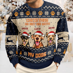 Tit The Season - Personalized Ugly Sweater Gift For Dog Lovers TH10 896105