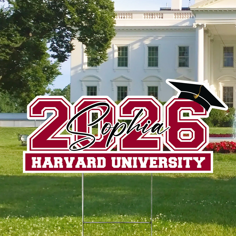 Personalized Congrats Graduation Yard Sign Party Decor TH10 169169