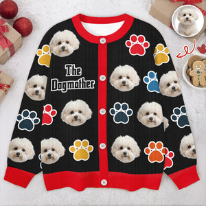 The Dogmother - Custom Dog Cat Photo Cardigan Gift For Dog Cat Lovers CH07 899728
