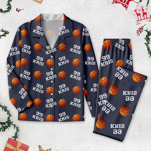 Personalized Custom Name And Number Pajamas For Basket Ball Lover TH10 894953