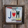 Personalized Initial Letter License Plate Sign - Gift For Wedding, Couple, Birthday, Gift for Him HO82 903360