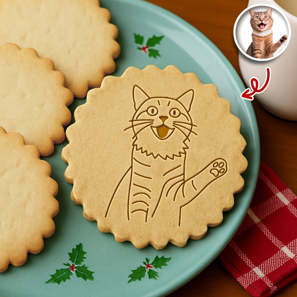 Custom Dog Cat Photo Cookie Stamp For Pet Lover TH10 898031