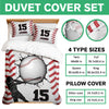 Custom Name And Number - Personalized Quilt Bedding Set For Baseball Lovers TH10 896695