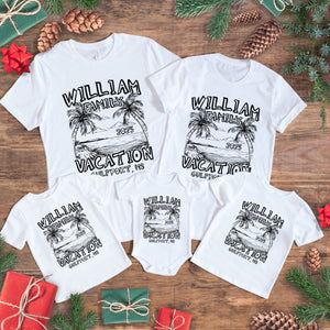 Custom Family Vacation Shirts 2025 – Matching Family Trip Dark Shirts LM32 895977