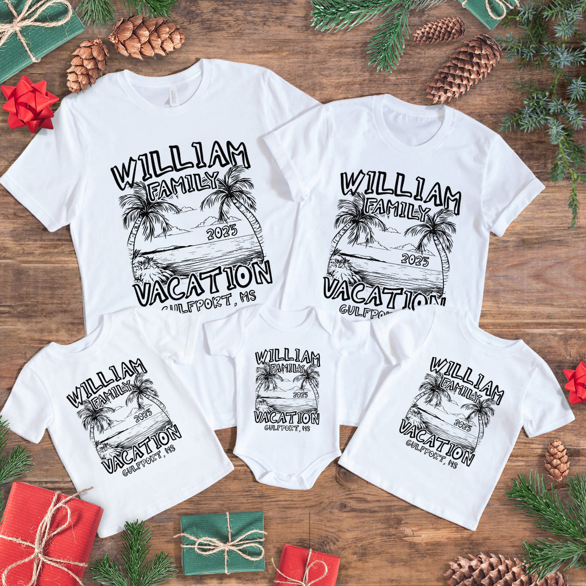 Custom Family Vacation Shirts 2025 – Matching Family Trip Dark Shirts LM32 895977