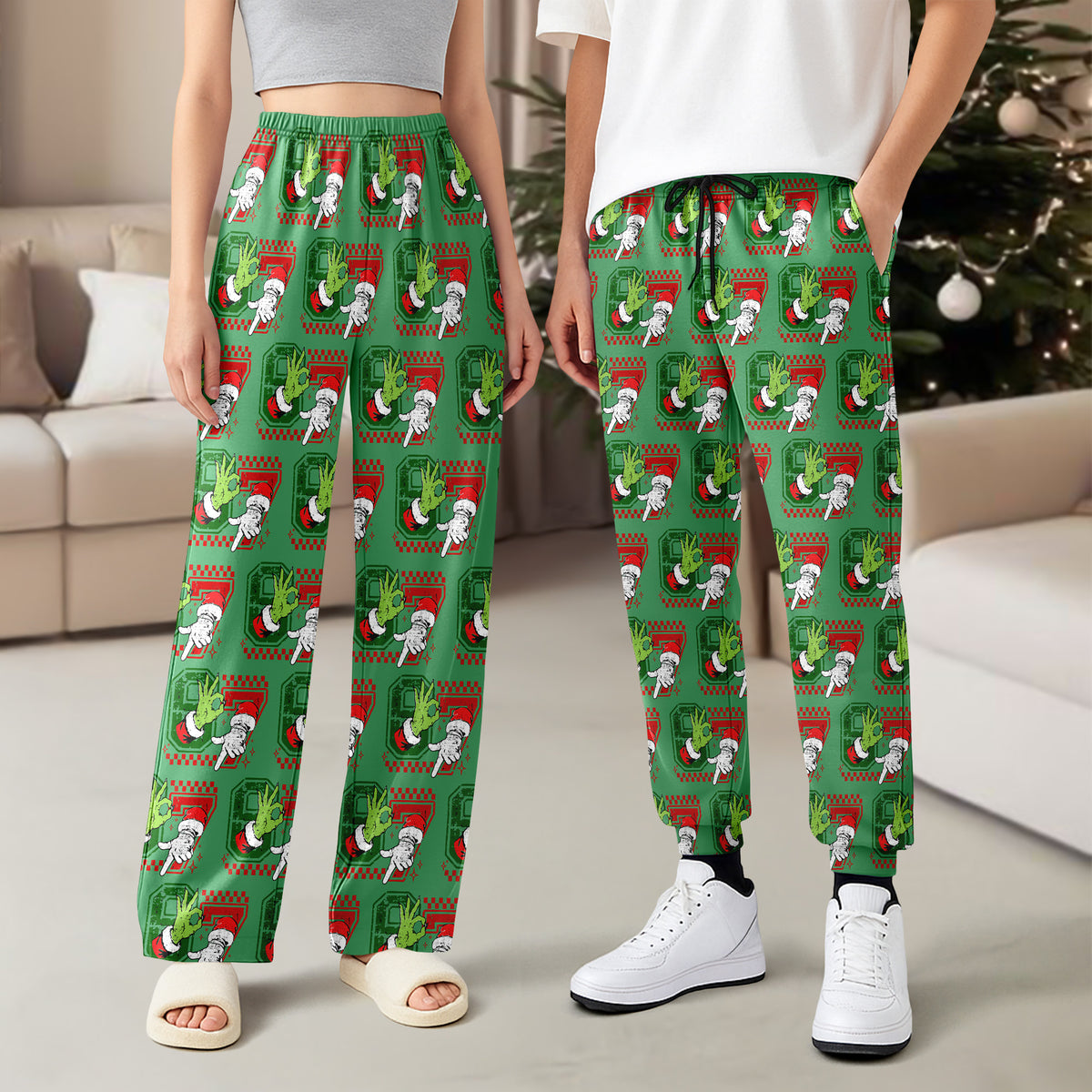 Six Seven 6 7 Christmas Trendy Christmas Meme Sweatpants HA75 898316