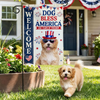 My Dog Celebrate America 250 Years of Freedom Custom Photo Garden Flag Funny Gift Decor CH07 910328