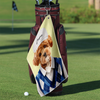 Custom Pet Photo Golf Towel - Gift For Dog Cat Dad Mom, Golf Lovers HO82 902364