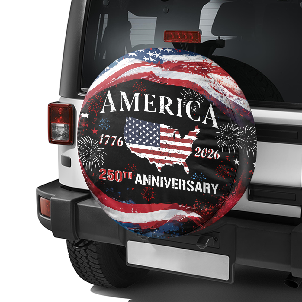 America 250th Anniversary Tire Cover Gift for Family HA75 920838