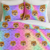 Custom Photo Dog Cat With Paw Quilt Bedding Set HO82 900714