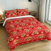 Custom Photo Dog With Christmas Pattern Quilt Bedding Set HA75 898228