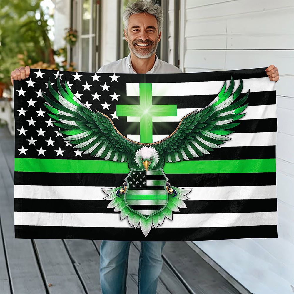 Custom American Flag With Family Name  - Personalized Banner House Flag LM32 897225