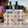 Custom Photo And Name For Kid Back To School Water Bottle TH10 894189
