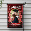 Custom Photo Class of 2026 Graduation Garden Flag, Personalized Congrats Grad Outdoor Decor HO82 901884