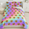 Custom Photo Dog Cat With Paw Quilt Bedding Set HO82 900714