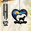 No Longer By My Side But Forever in My Heart Personalized Dog Memorial Acrylic Wind Chimes LM32 893841