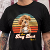 Custom Photo Best Dog Dad Ever Retro Shirt CH07 896022