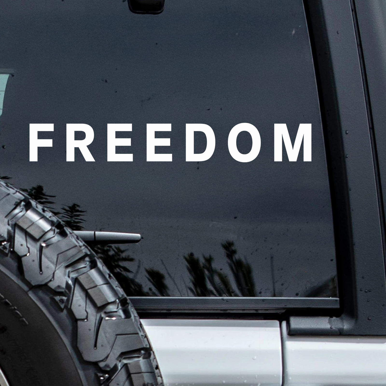 Freedom Charlie Kirk Car Window Decal Sticker LM32 67785