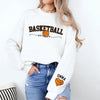 Personalized Kids Name Basketball Mom Sleeve Printed Sweatshirt LM32 895703