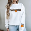 Personalized Kids Name Basketball Mom Sleeve Printed Sweatshirt LM32 895703