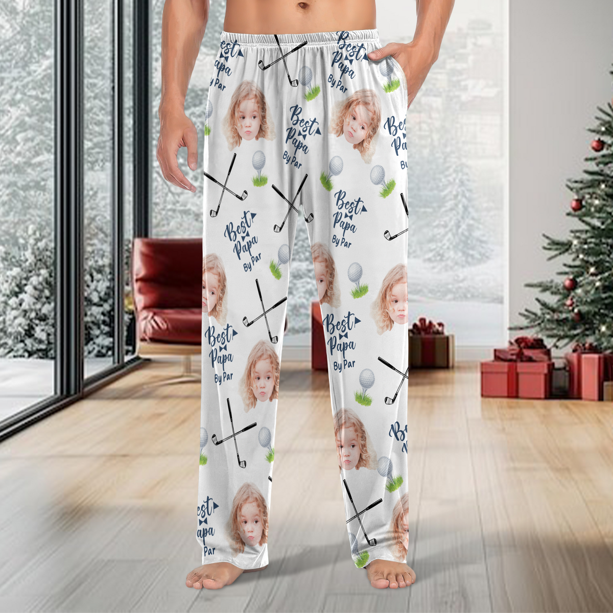 Custom Photo Best Dad By Par Sweatpants HA75 892728