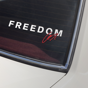 Freedom Charlie Kirk Memorial MAGA Car Window Decal Sticker LM32 67777