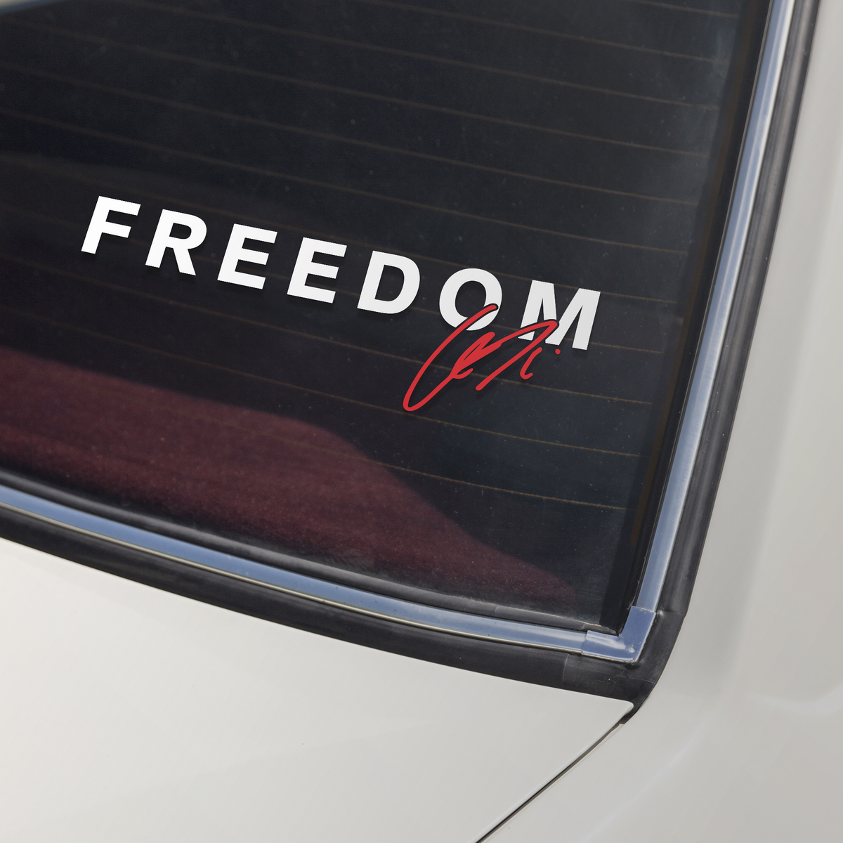 Freedom Charlie Kirk Memorial MAGA Car Window Decal Sticker LM32 67777