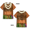 Personalized Men Hawaiian Abs Muscle, Hairy Body Funny 3D Shirt HA75 921838