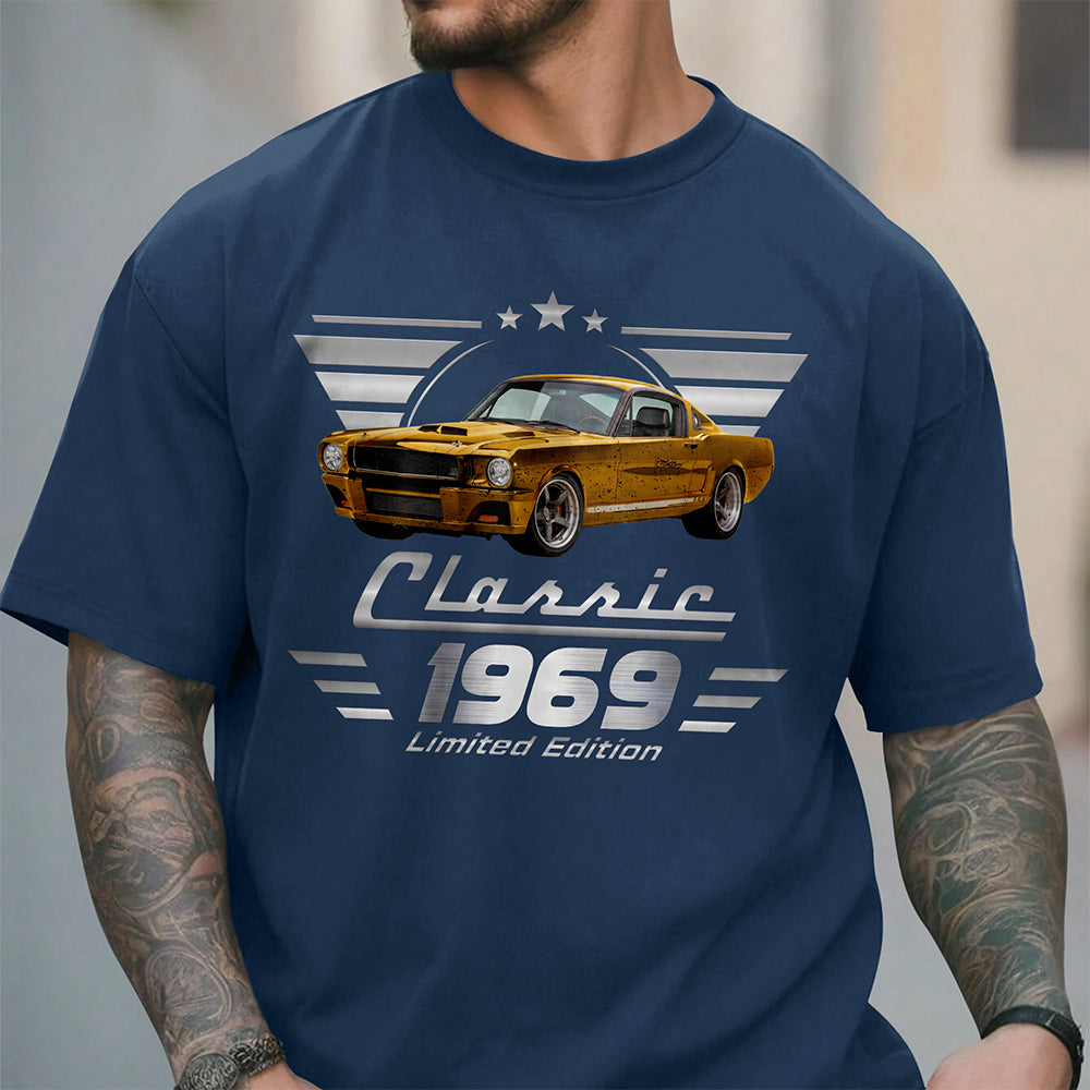 Personalized Vintage Photo Classic Car Limited Edition Comfort Shirt HA75 921642