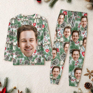 Custom Face Photo With Christmas Accesories Sleepwear CH07 899156