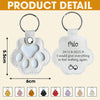 Custom Dog Name I Would Give Everything Memorial Leather Paw Keychain LM32 895729
