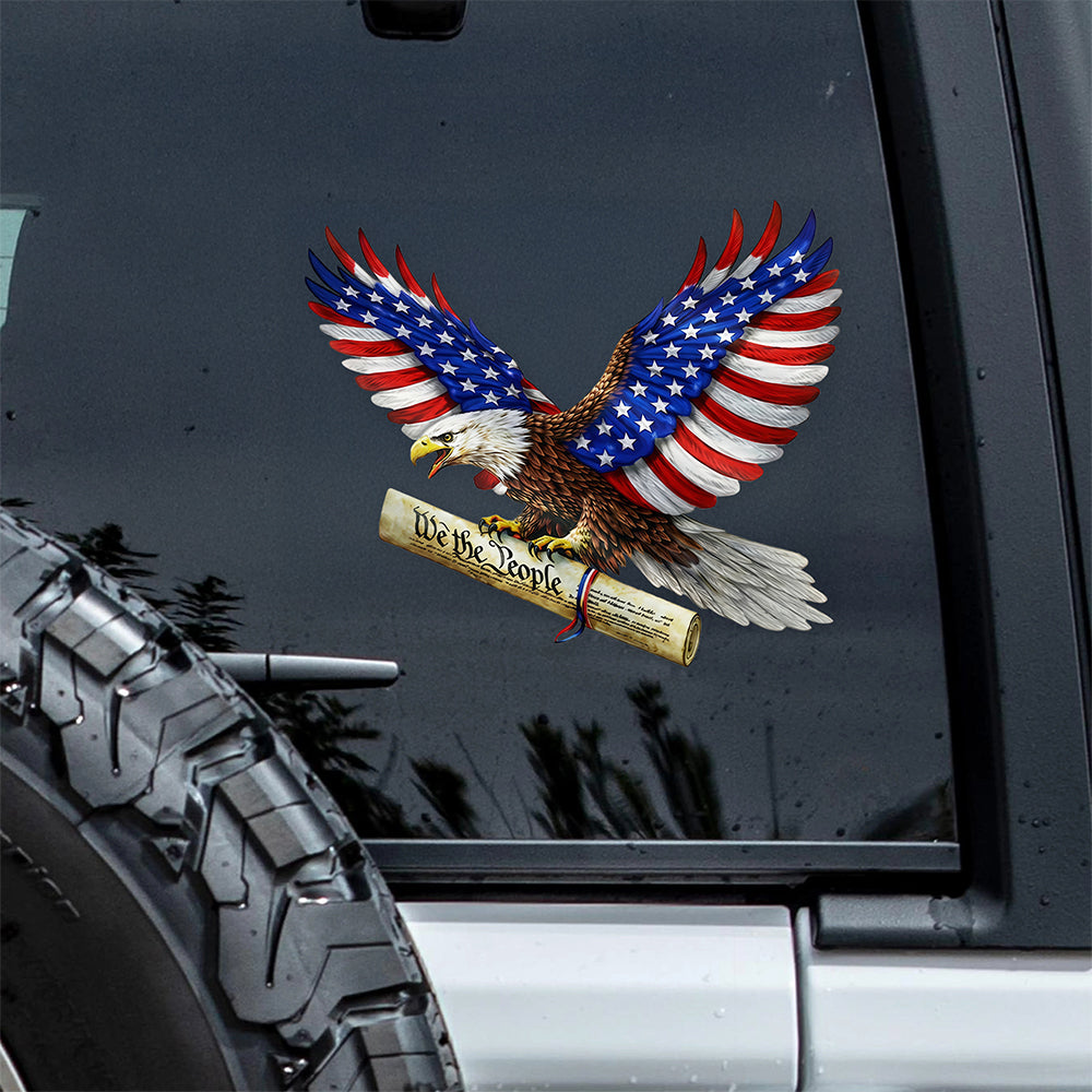 America Anniversary 250 Years of Freedom Car Window Decal Sticker HO82 901606
