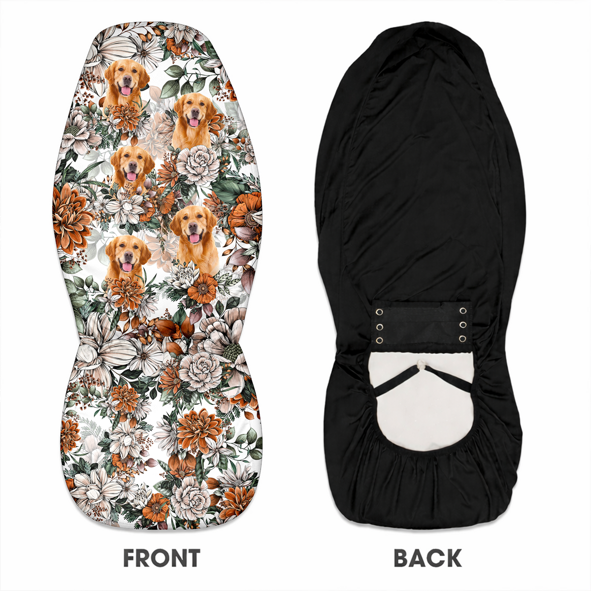 Custom Photo Floral Aloha Pattern Hawaiian Car Seat Cover HO82 902394