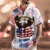 Custom Name Happy Independence's Day USA Eagle Faith, Family & Freedom 3D Hawaii Shirt TH10 898415