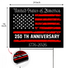 America 250th Anniversary Semiquincentennial Yard Sign HO82 900106
